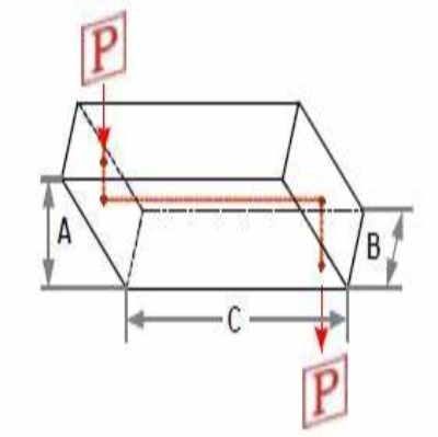 High-precision rhombic prism High-precision rhombic prism